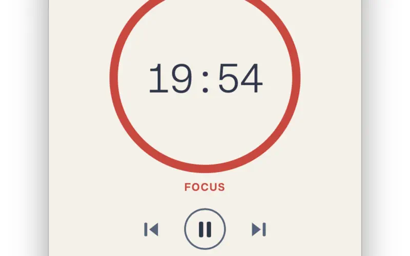 Breaklock Timer app screen